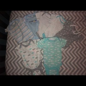 Bundle baby boy onesies.
